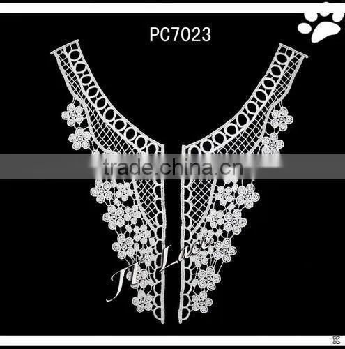 polyester pair collar lace for clothes(PC7023)
