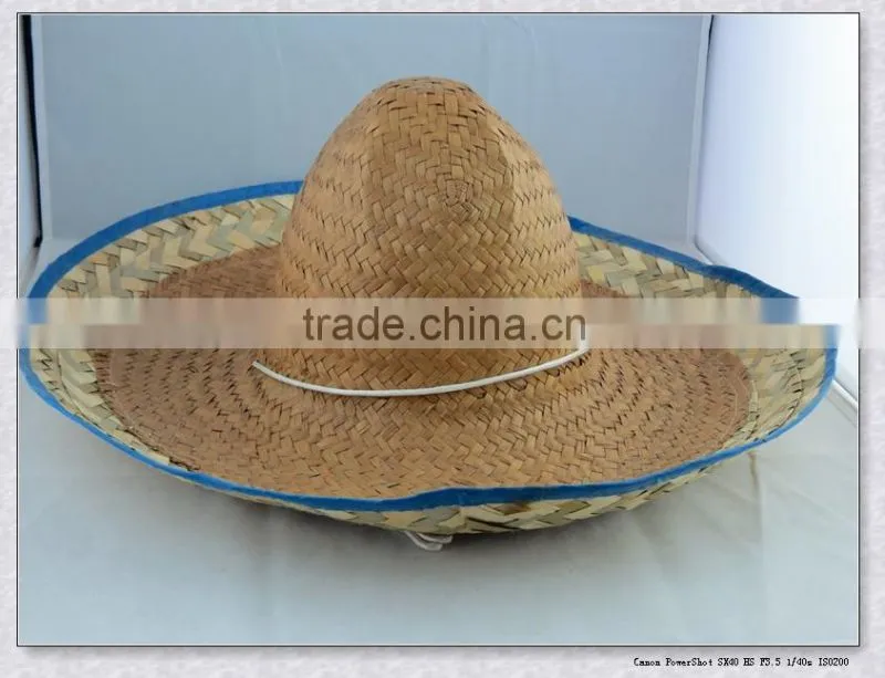 Fashion Design mexican straw hats for ladies