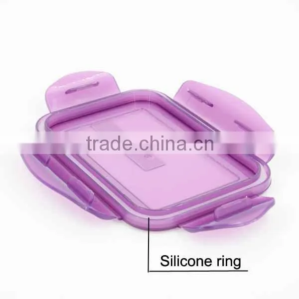 BPA FREE Microwavable Food Container Plastic with Locking Lid
