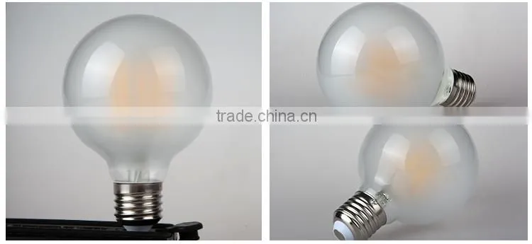 New product led bulb light G125 filament led light E27 golden color dimmable