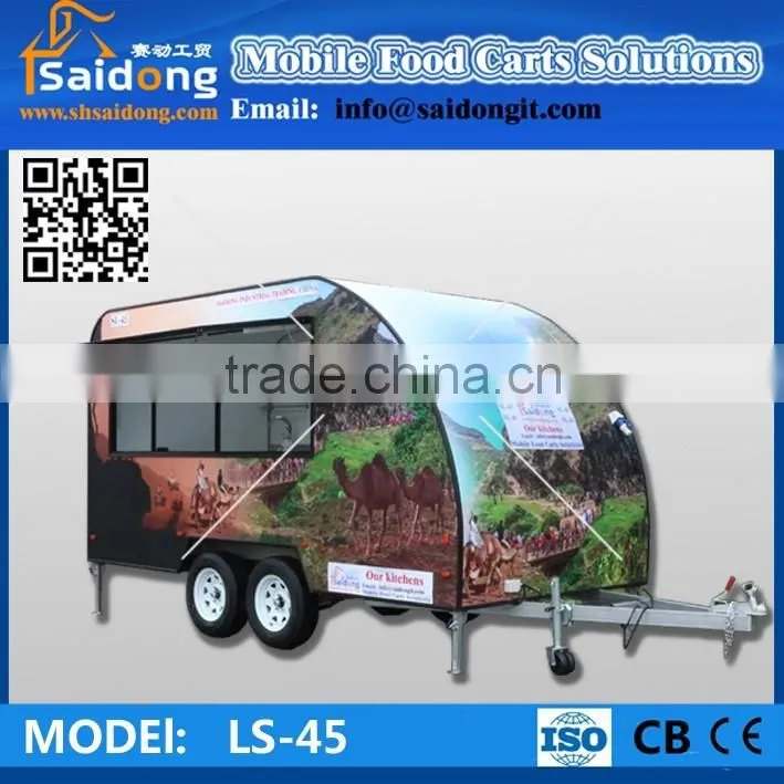 Big Wheels Carts To Sell Fast Food/Food Van For Sale/Fast Food Van For Sale