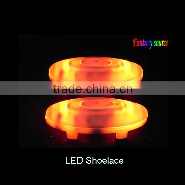 led flashing shoelace with yellow LED