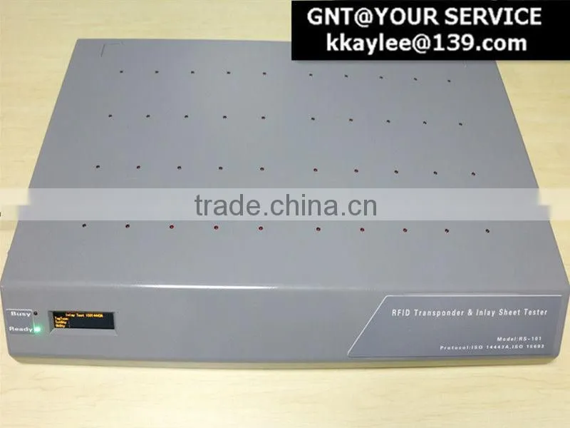 Card inlay test machine