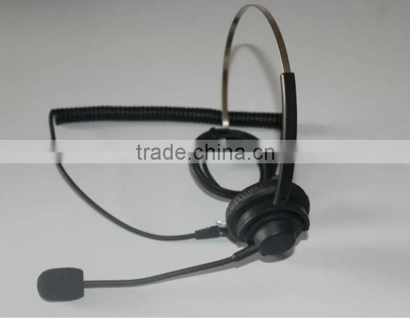 Professional call center headset with rj11 plug, QD optional(OEM/ODM)