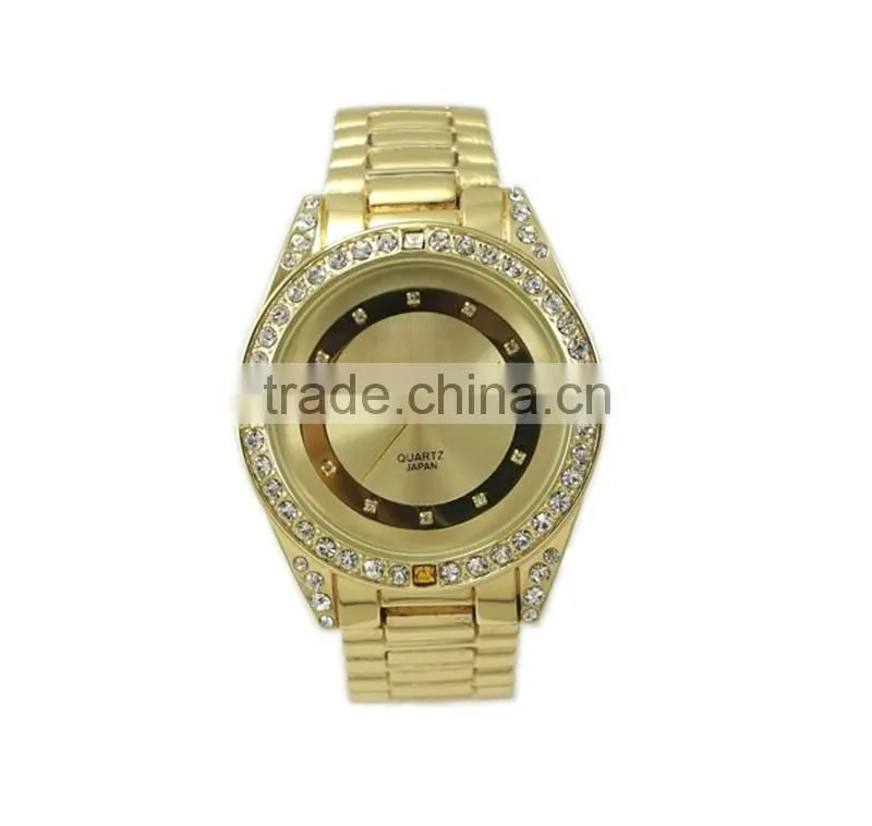 New models new look a ring on the dial design diamond alloy watches lady wristwatch