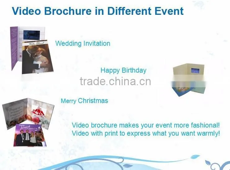 video greeting card pcba tft lcd module 2.4" to 10inch