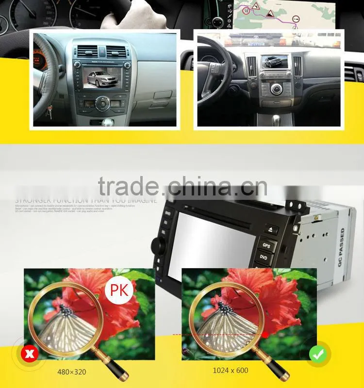 Motorcycle mini pc android full hd media player navigator with radio
