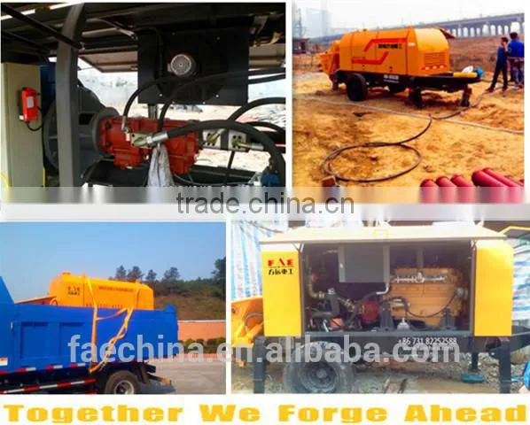 Chinese new Truck-mounted Concrete pump HBT Series with CE approval