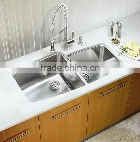 2014 OEM stainless steel kitchen sink with precision deep drawn