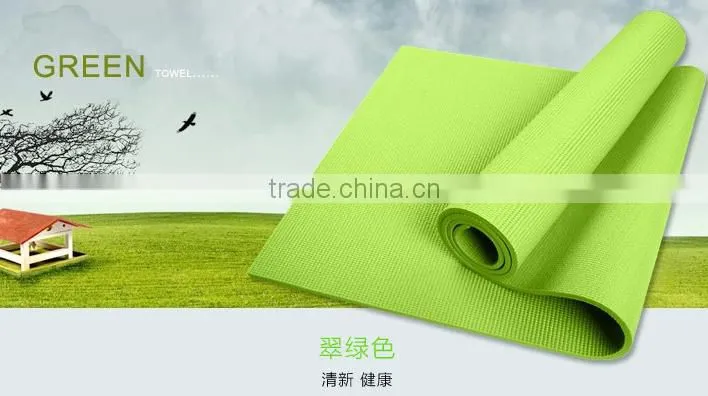 High Quality ECO-Friendly 6mm PVC Yoga Mat Indoor Fitness Equipments Environmental protection Yoga Mat