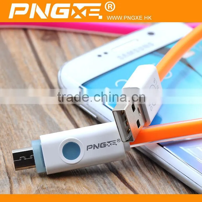 Wholesale PNGXE cheap price flat led usb cable for iPhone 5 6 6s