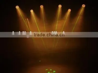 200mw green laser 36*10W led moving head rgbw wash light
