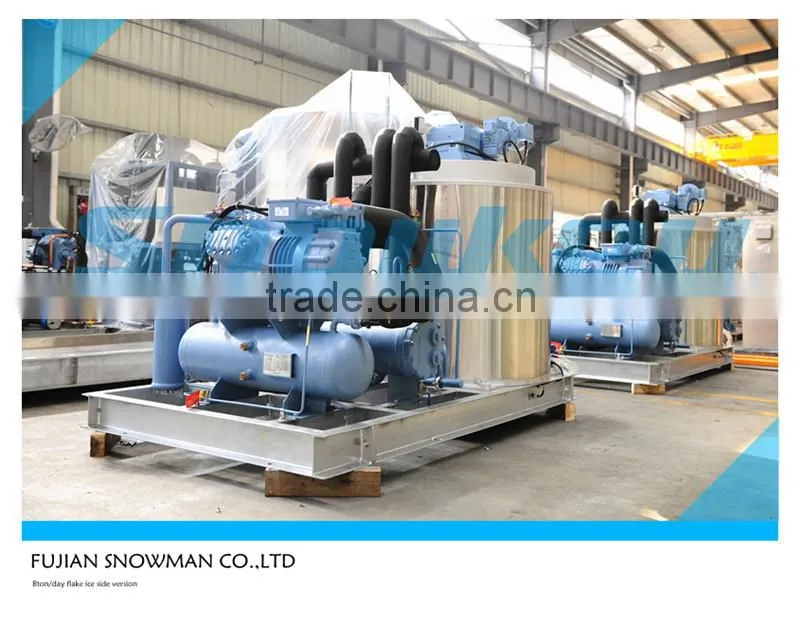 CHINA TOP1 Flake Ice Maker Machine F600WF 60000kgs per 24 Hours Flake Ice Making System Ammonia System Ice Maker Machine