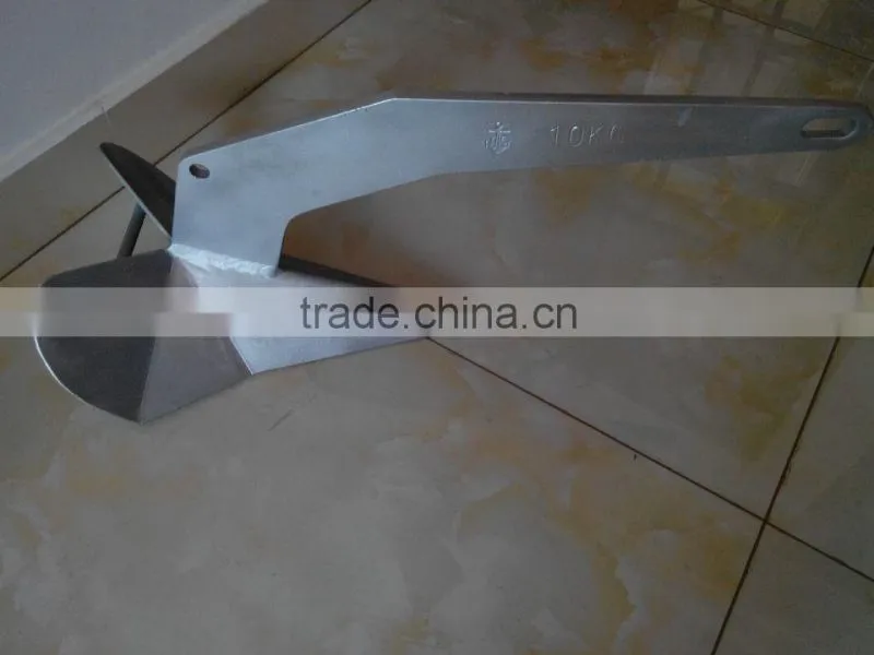 Stock Embedded Small Yacht Delta Anchor