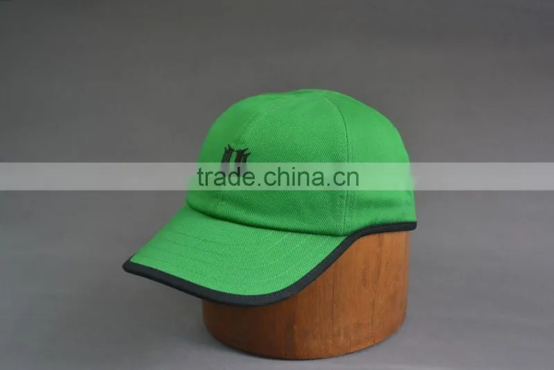 Embroidery logo baseball caps with binding