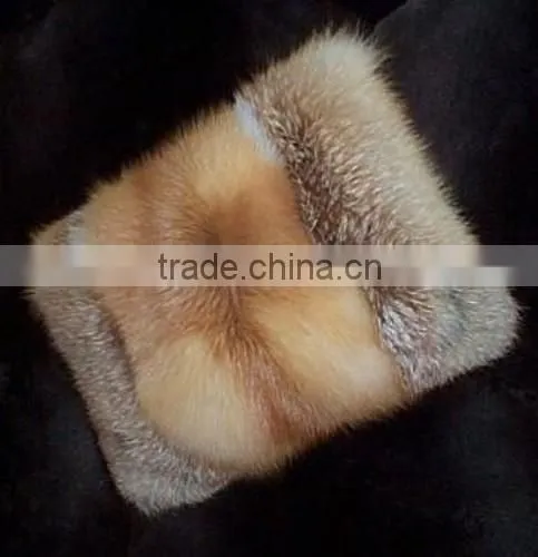 wholesale Genuine fox fur blanket with pillows from China