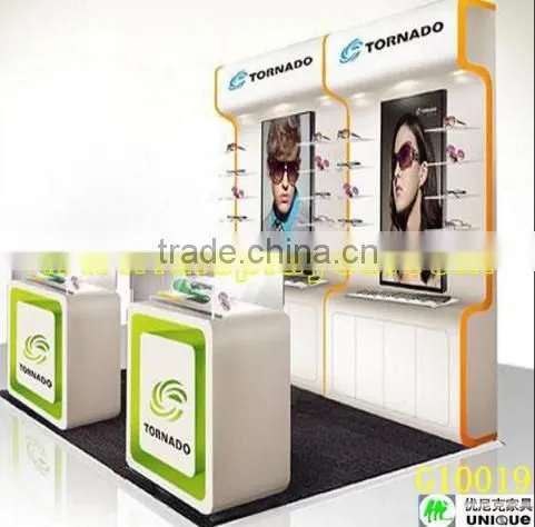 Shopping mall sunglasses kiosk for retail