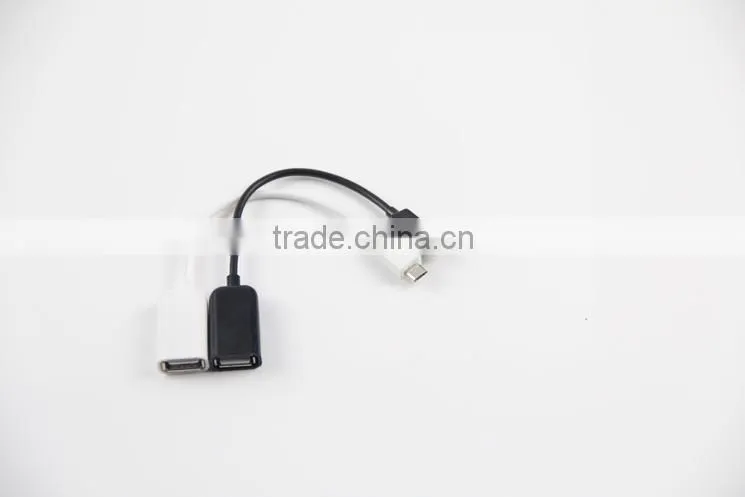 USB2.0 otg micro usb cable for mobile phone