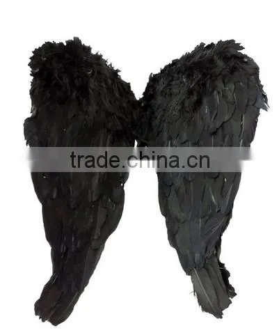Black Feather Fallen Angel Fairy Wings