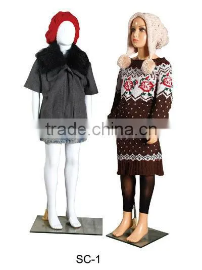 lovely and colorful plastic kid mannequin suitable for various clothes hot on sale