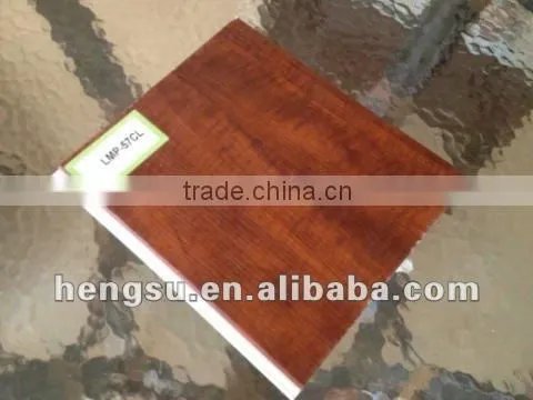 Wood finishing PVC stretch ceiling