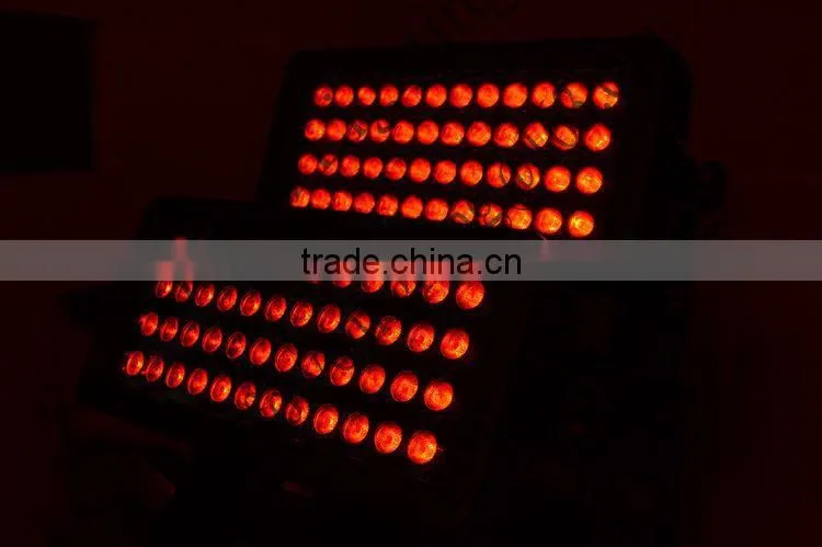 Factory Wholesale Outdoor IP65 Waterproof Rainproof Building City Color Light 96x15W RGBWA+UV 6-IN-1 LED Wall Washer