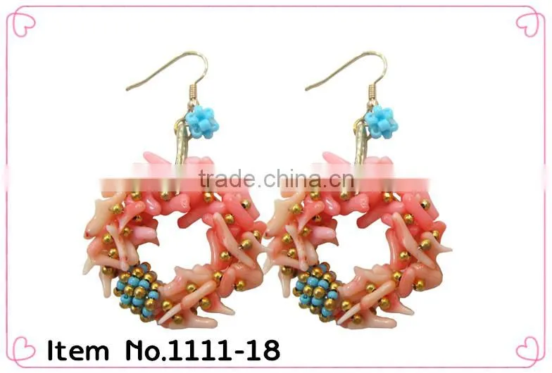 2014 black metal earrings