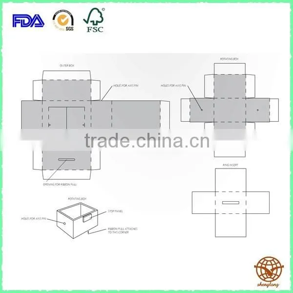 Wholesale Customized Jewerly Cardboard Drawer Packing Gift Box