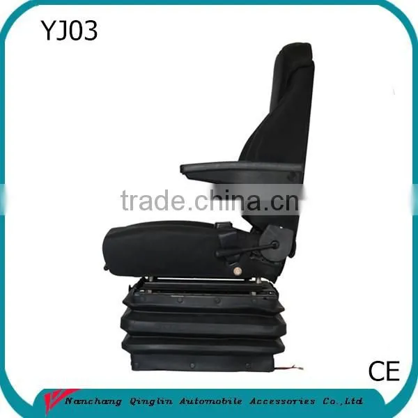 Vinyl cover air suspension bus seat with 12V air compressor(YJ03)