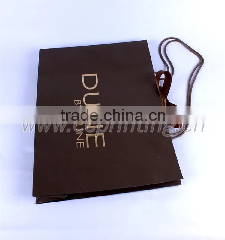 cheap brown kraft paper shoe bags with handles