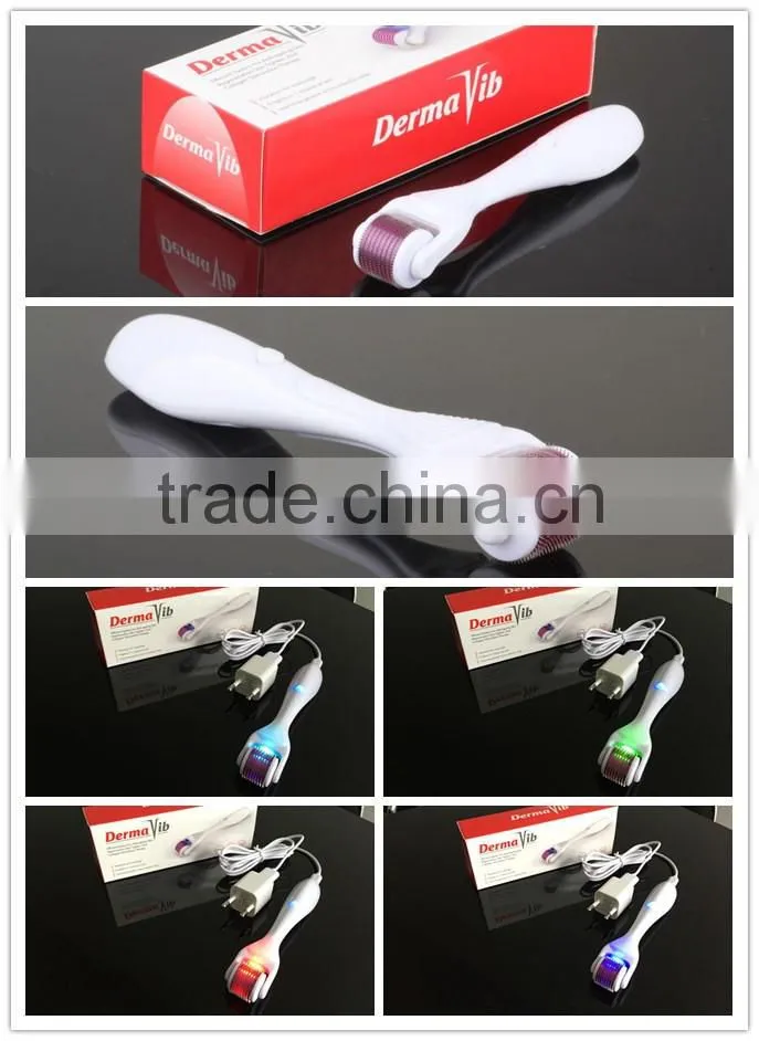 NL-601 Factory prie 5 in 1 derma roller derma vib 5 colors led light derma vib