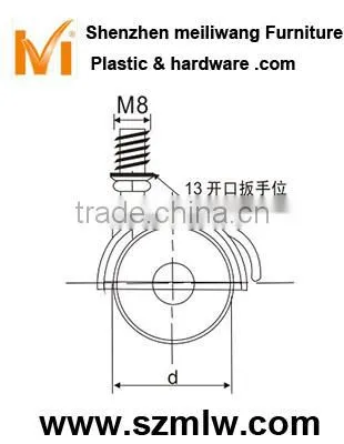 with lock furniture castors