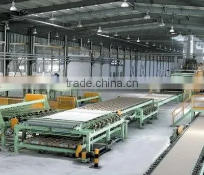 Latest gypsum board machinery