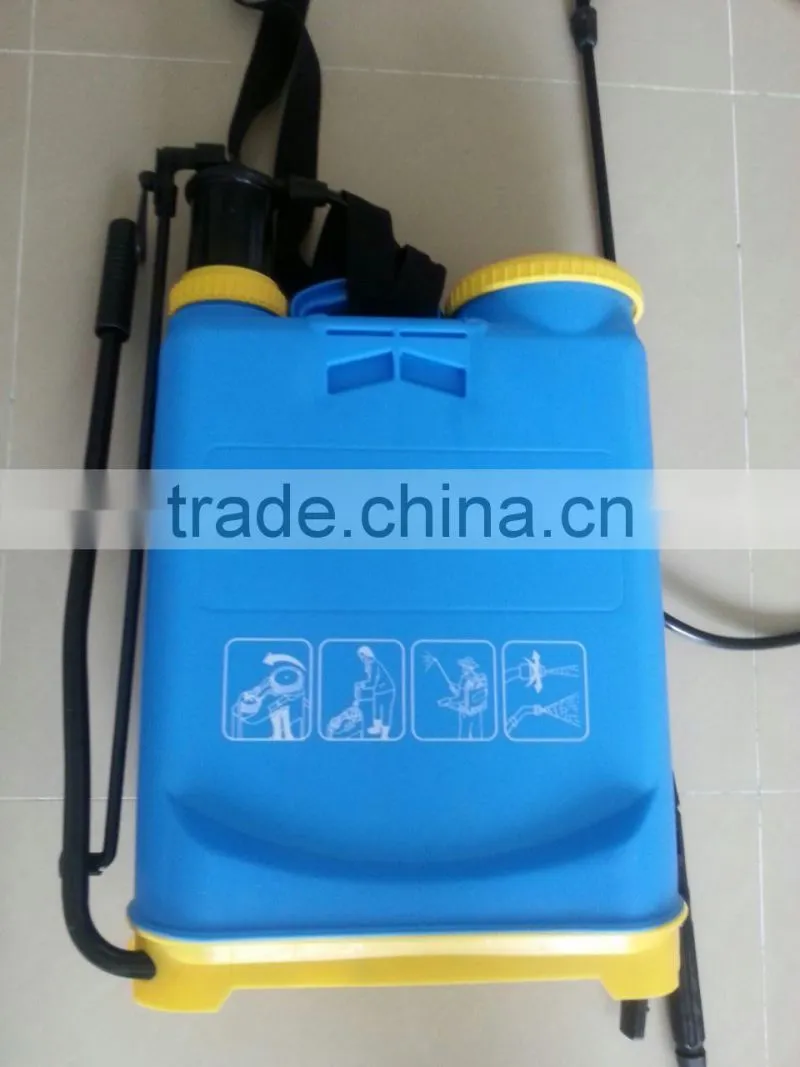 high quality 16L knapsack sprayer for farm use/disinfection/dusting