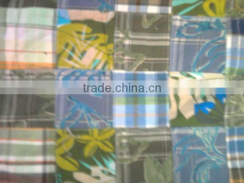 cotton checked fabric