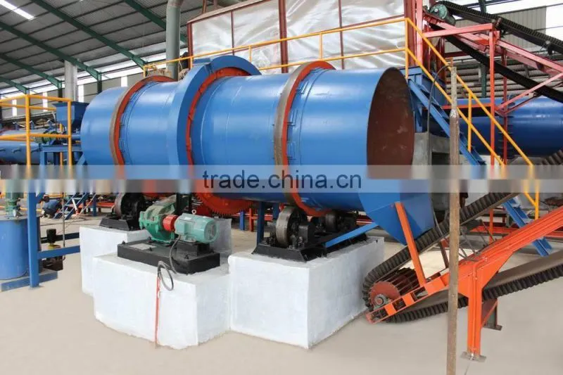 rotary coating machine for granule compound fertilizer