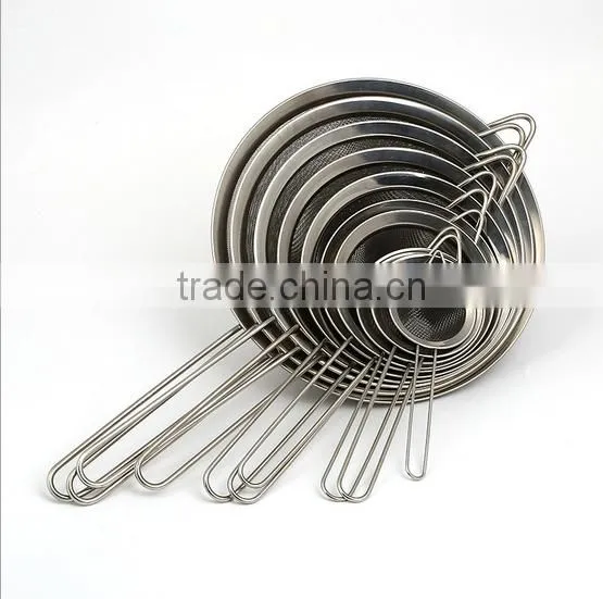 Set of 3 Fine Mesh Stainless Steel Strainers