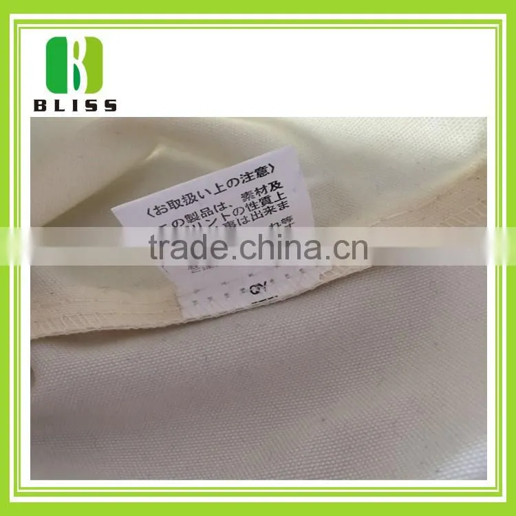 Low price plain white cotton canvas tote bag