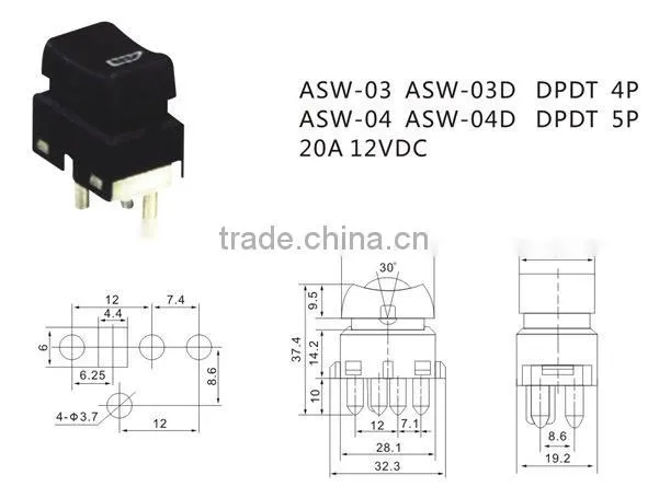 automotive push button switch
