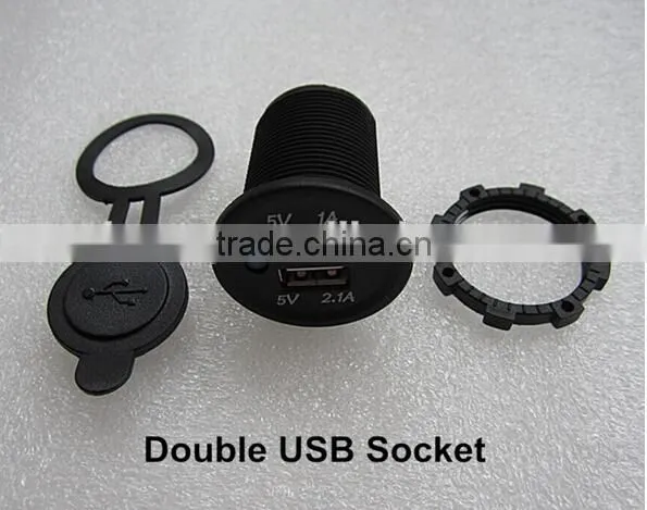 DC 2 Ports Usb Power Socket