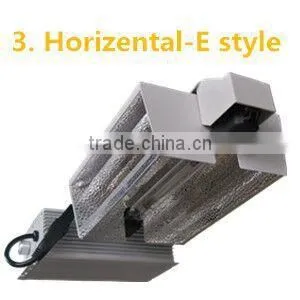 hydroponics double ended reflector with ballast /1000w de lighting fixture/ de complete lighting fixure