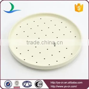 Kids black spot beige matt color stoneware china dinnerware