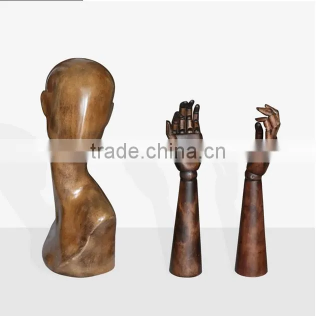 Wholesale fashion necklace display bust/stand mannequin for jewelry display