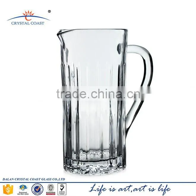 wholesale 7pcs crystal clear novelty beer decanter