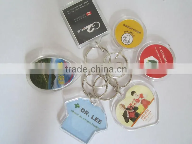 High quality House shape acrylic keychain