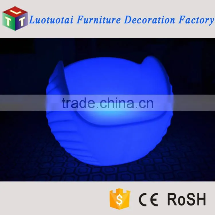 Dongguan furniture factory best price LED light sofa with battery operation