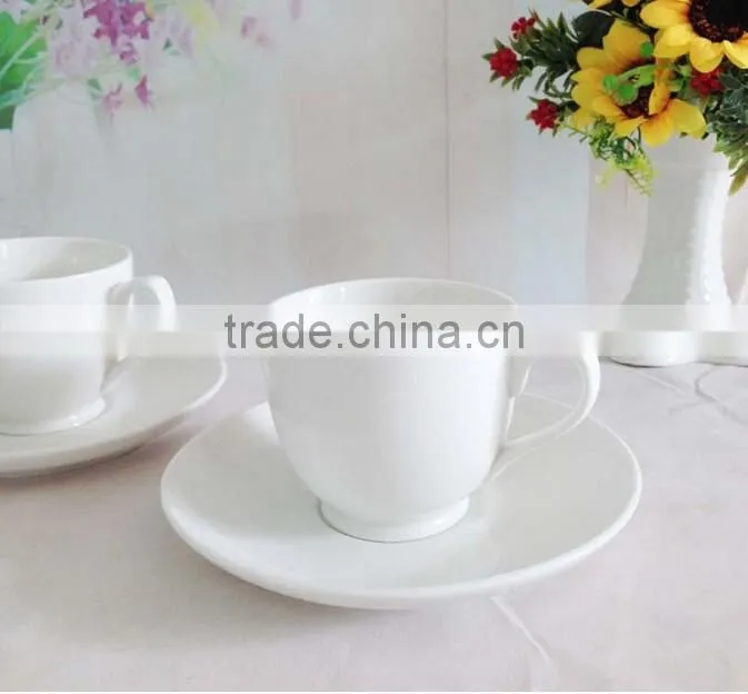 Haonai Good quality color glazed sublimation coffee tea cup mug set