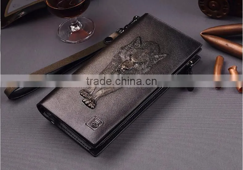Genuine Leather Wallet, Smart Bluetooth Mobile Control Anti-theft, Anti-lost,Alarm,Multi-functional Business Gift Purse
