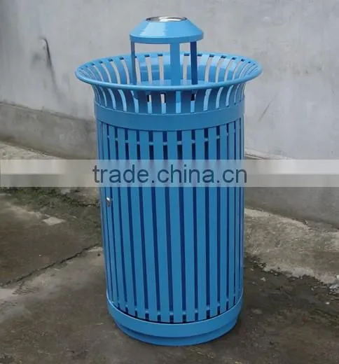 Arlau Steel Metal cylinder trash bin