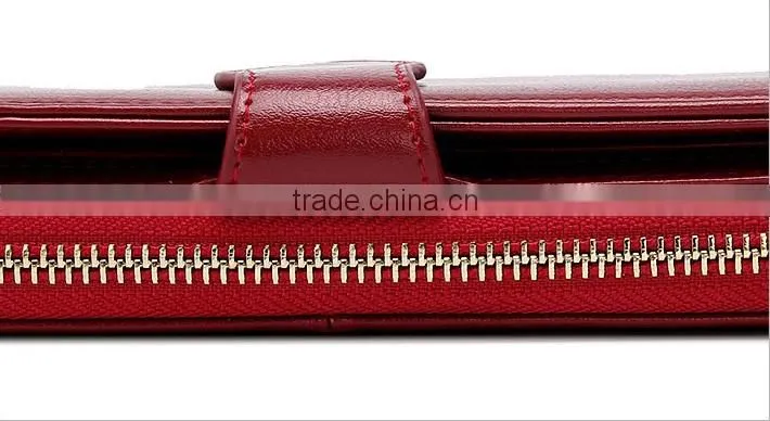 Hot selling leather large capacity clutch bag women purse clutch bag